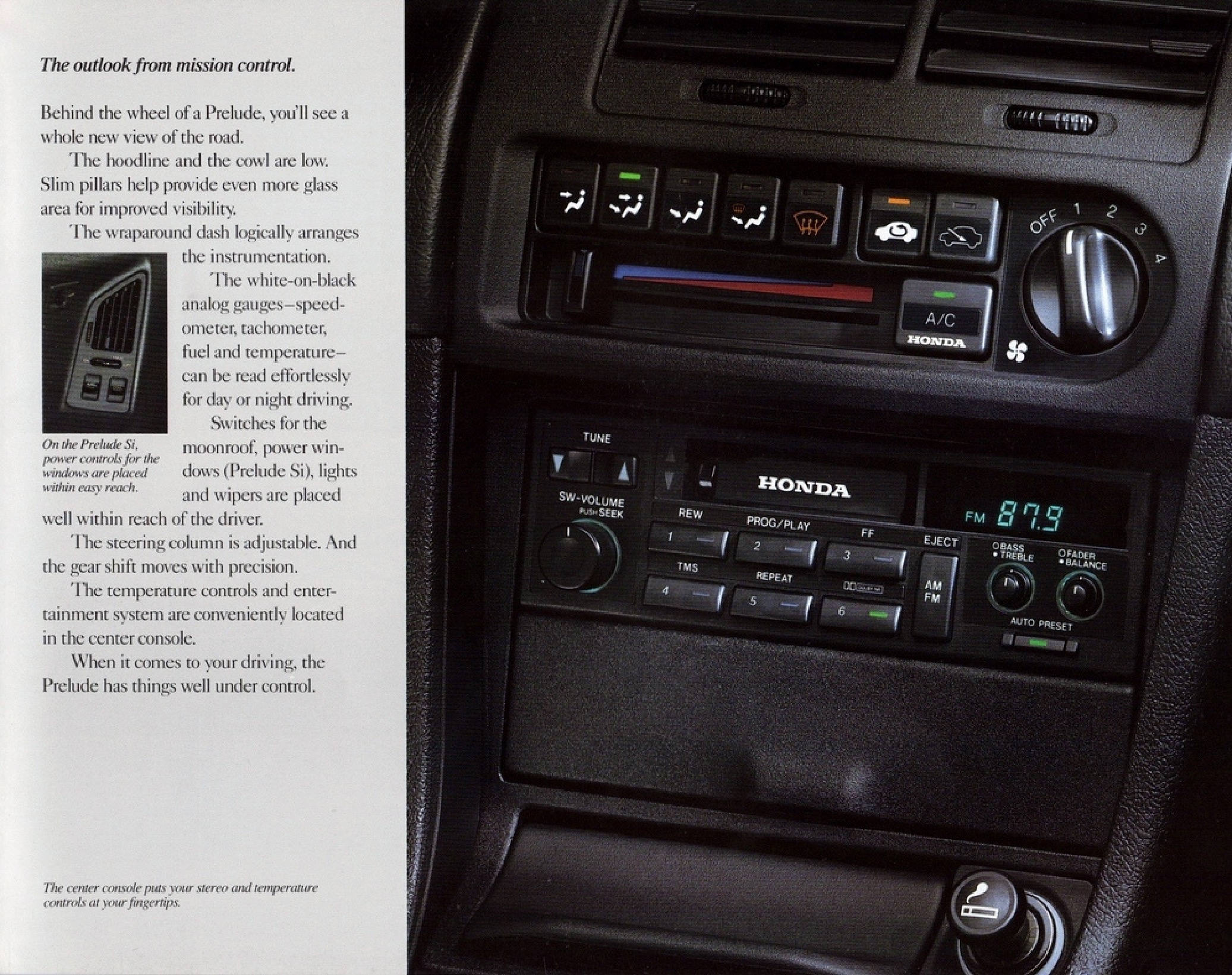 1989 Honda Prelude Brochure Page 2